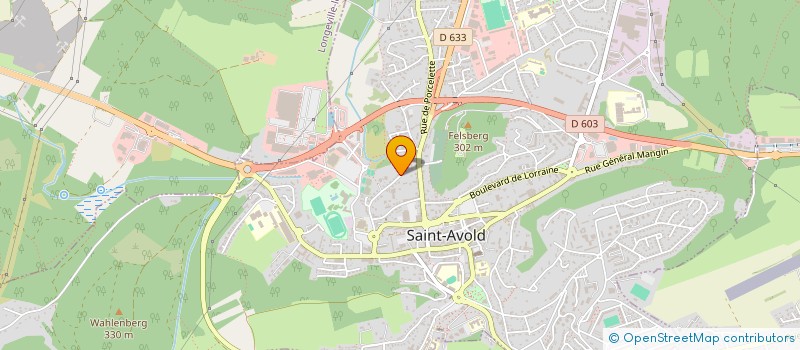 localisation de l'entreprise SCI GISABO  SAINT-AVOLD