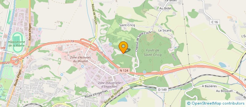 localisation de l'entreprise SCI GISAL à AUCH