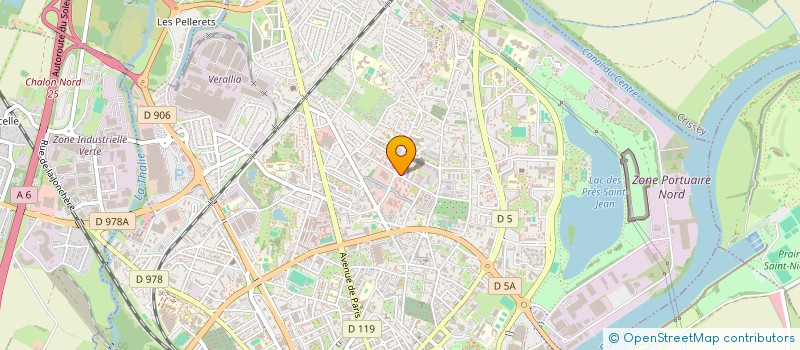 localisation de l'entreprise SCI GISCOU à CHALON-SUR-SAONE
