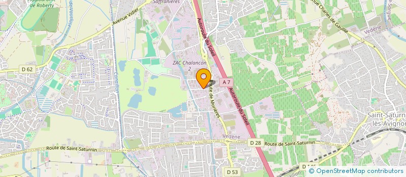 localisation de l'entreprise SCI GISELE  VEDENE