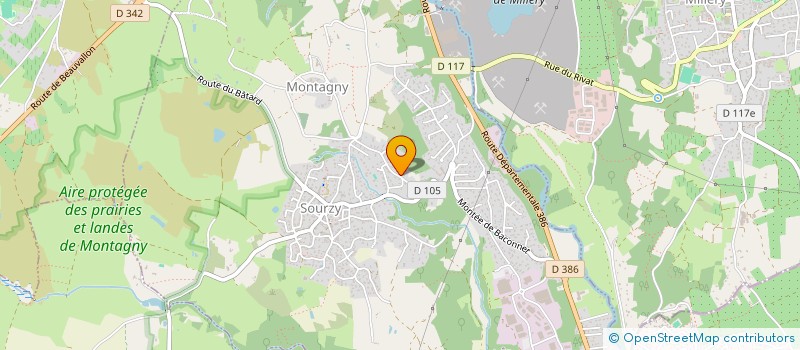 localisation de l'entreprise SCI GISELE  MONTAGNY