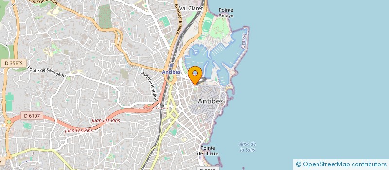 localisation de l'entreprise SCI GISELE à ANTIBES