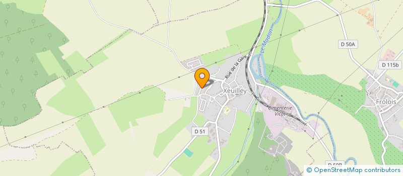 localisation de l'entreprise SCI GISELE  XEUILLEY