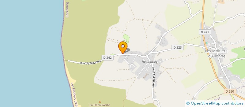 localisation de l'entreprise SCI GISELE  LES MOITIERS-D'ALLONNE