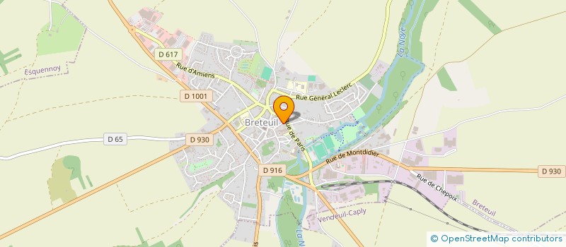 localisation de l'entreprise SCI GISELE  BRETEUIL