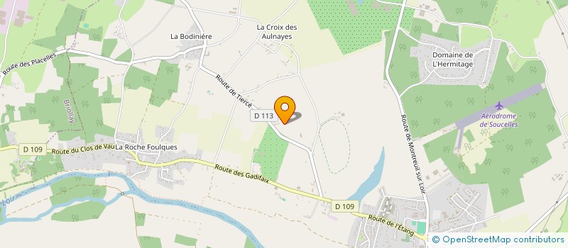 localisation de l'entreprise SCI GISLAIN  RIVES-DU-LOIR-EN-ANJOU