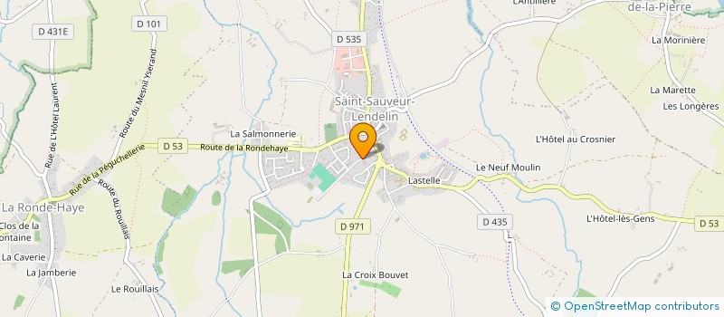 localisation de l'entreprise SCI GISLARD à SAINT-SAUVEUR-VILLAGES