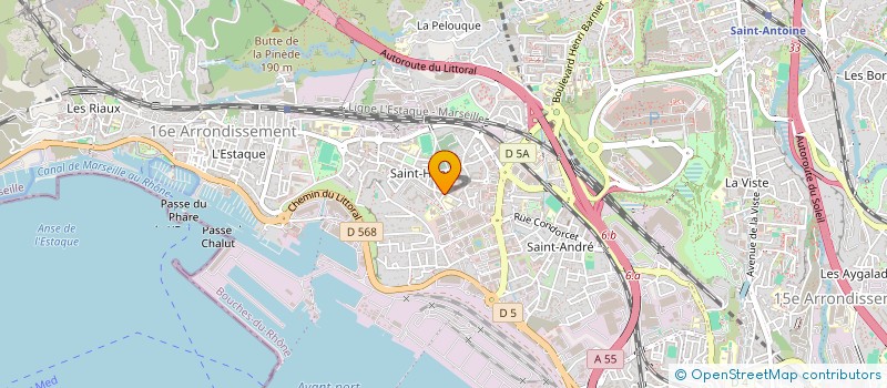 localisation de l'entreprise SCI GISLY à MARSEILLE