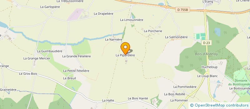 localisation de l'entreprise SCI GISO à HERBIERS (LES)