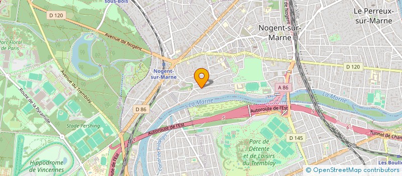 localisation de l'entreprise SCI GISOU  NOGENT-SUR-MARNE