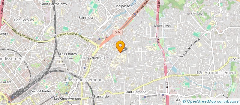 localisation de l'entreprise SCI GISPERT CHARRASSE  MARSEILLE