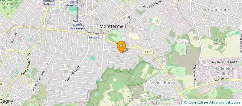 localisation de l'entreprise SCI GISS PATRIMOINE à MONTFERMEIL