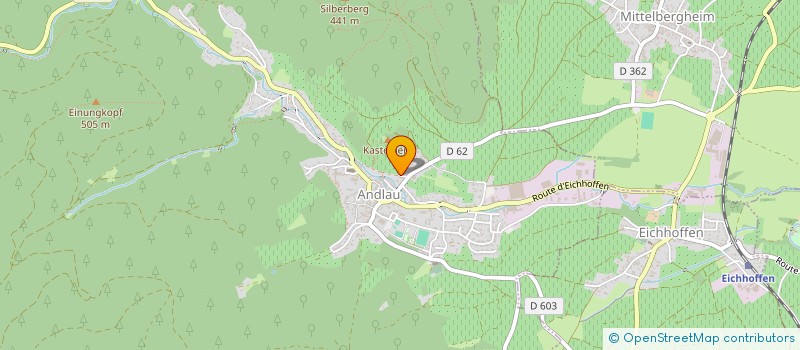 localisation de l'entreprise SCI GISSELBRECHT  ANDLAU