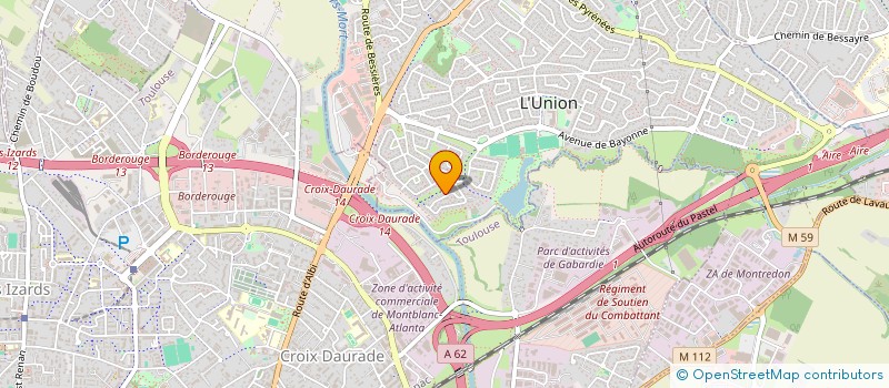 localisation de l'entreprise SCI GISTAIN à L'UNION