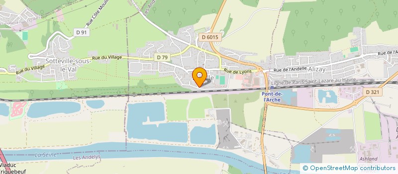 localisation de l'entreprise SCI GISTAU  ALIZAY