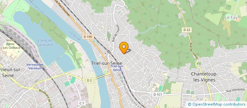 localisation de l'entreprise SCI GISTE  TRIEL-SUR-SEINE