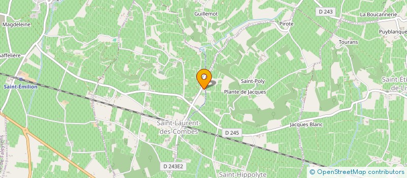 localisation de l'entreprise SCI GIT SET  SAINT-LAURENT-DES-COMBES