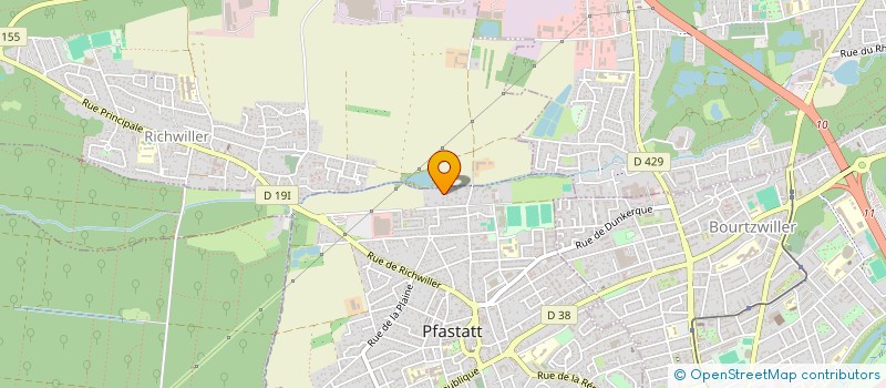 localisation de l'entreprise SCI GITA  PFASTATT