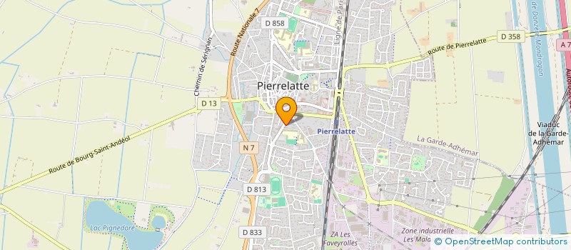 localisation de l'entreprise SCI GITANE à PIERRELATTE
