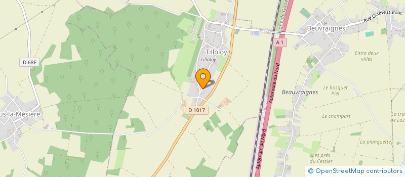 localisation de l'entreprise SCI GITE DU TILLOU  TILLOLOY