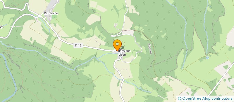 localisation de l'entreprise SCI GITE LE COOLANT  ETERNOZ