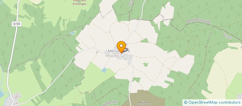 localisation de l'entreprise SCI GITES BABEL  MENARMONT