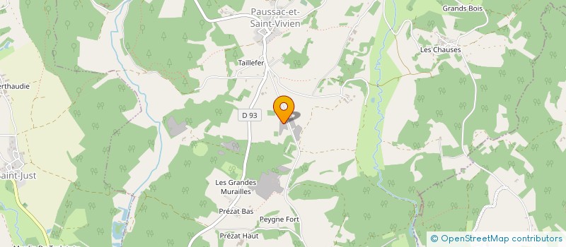 localisation de l'entreprise SCI GITES FD à BRANTOME EN PERIGORD