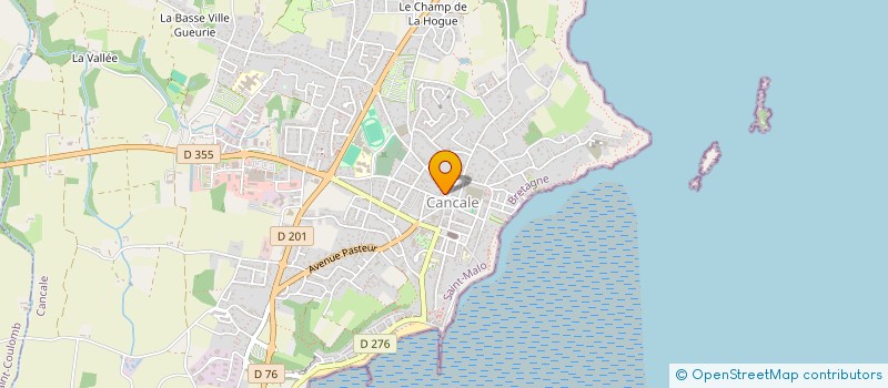 localisation de l'entreprise SCI GITES MARINS  CANCALE