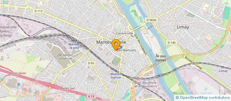 localisation de l'entreprise SCI GIUEMPETRAJA  MANTES-LA-JOLIE