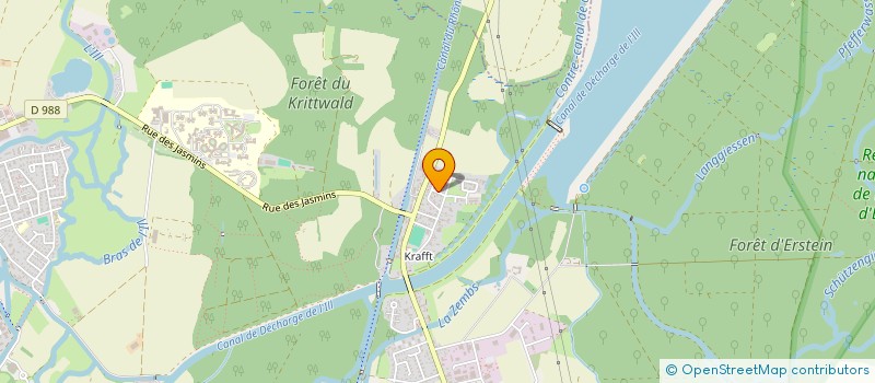 localisation de l'entreprise SCI GIULIA  ERSTEIN