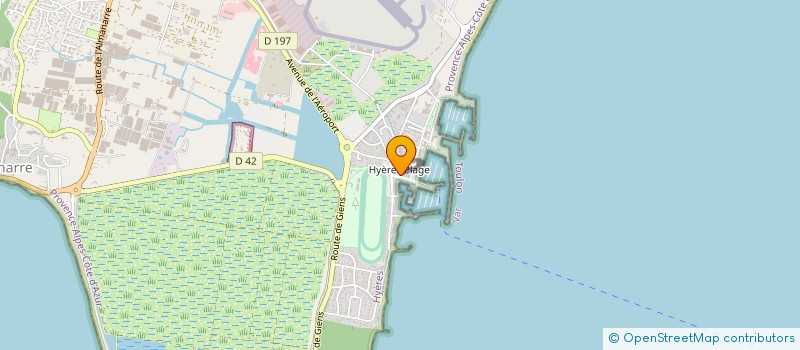 localisation de l'entreprise SCI GIULIANO FRERES à HYERES