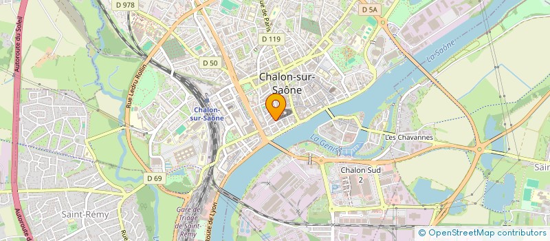localisation de l'entreprise SCI GIULIO  CHALON-SUR-SAONE
