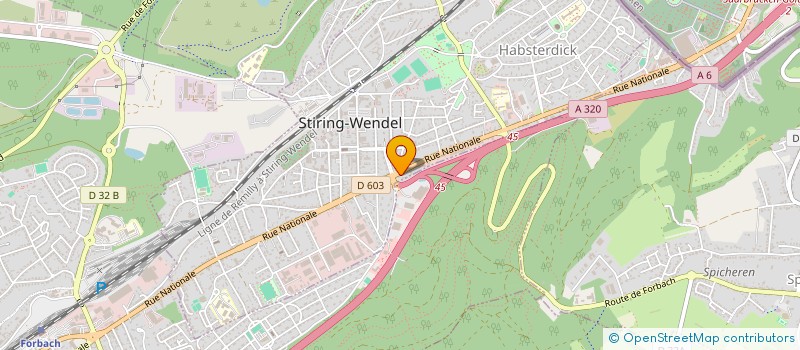 localisation de l'entreprise SCI GIULYA  STIRING-WENDEL