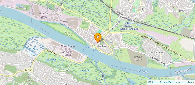 localisation de l'entreprise SCI GIULYANA  INDRE