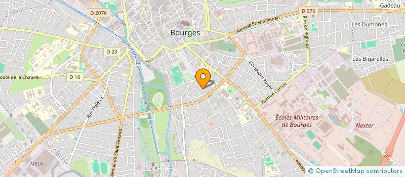 localisation de l'entreprise SCI GIUSEPPE  BOURGES