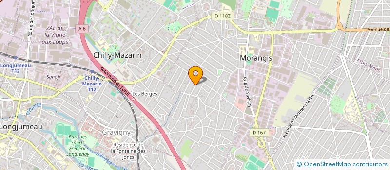 localisation de l'entreprise SCI GIUSEPPE MORANGIS à MORANGIS