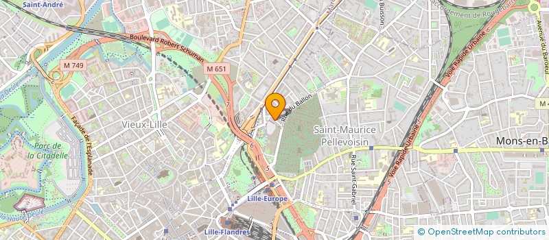 localisation de l'entreprise SCI GIUSEPPE VERDI à LA MADELEINE