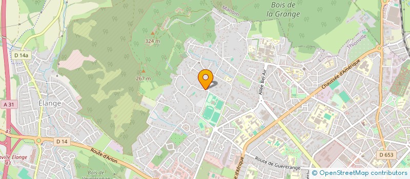 localisation de l'entreprise SCI GIVA  THIONVILLE