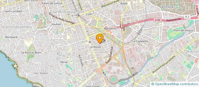 localisation de l'entreprise SCI GIVA à MARSEILLE
