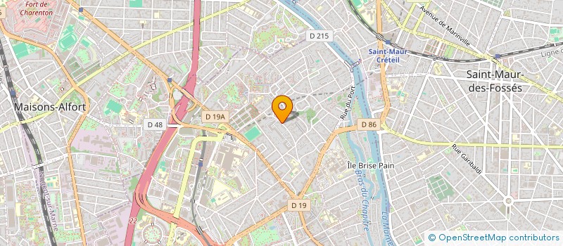 localisation de l'entreprise SCI GIVAL à CRETEIL