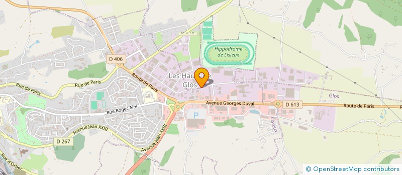 localisation de l'entreprise SCI GIVANS à LISIEUX