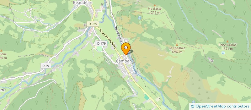 localisation de l'entreprise SCI GIVAWAN  CAMPAN