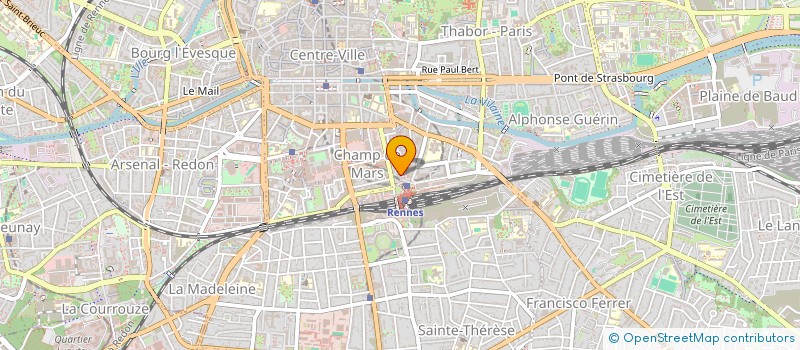 localisation de l'entreprise SCI GIVE à RENNES