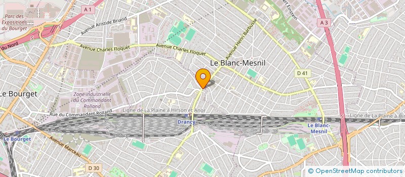 localisation de l'entreprise SCI GIVENCHY  DRANCY