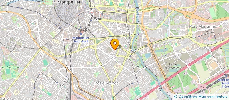 localisation de l'entreprise SCI GIVET à MONTPELLIER