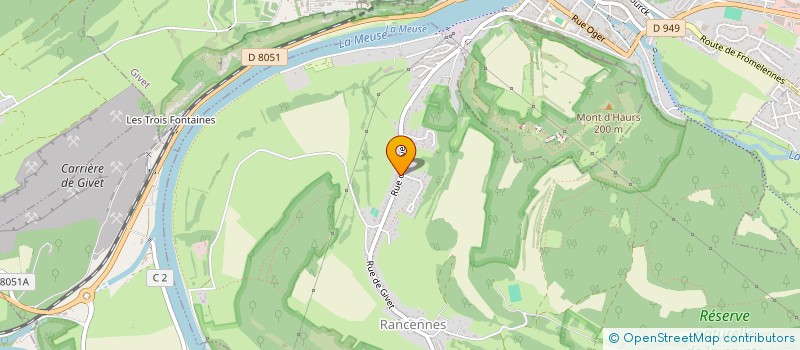 localisation de l'entreprise SCI GIVETOISE  RANCENNES