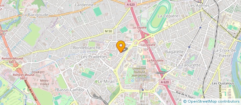 localisation de l'entreprise SCI GIVIE à TOULOUSE