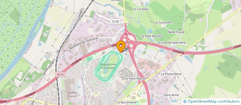 localisation de l'entreprise SCI GIVIL  ECOUFLANT