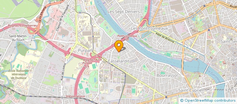 localisation de l'entreprise SCI GIVRY à TOULOUSE