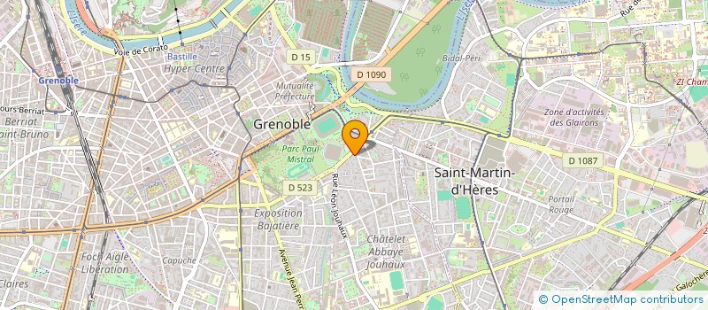 localisation de l'entreprise SCI GIVRY  GRENOBLE